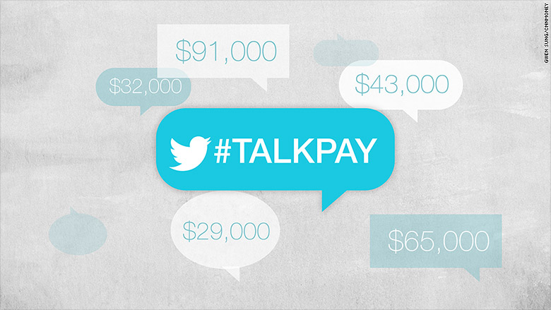 open salaries on Twitter